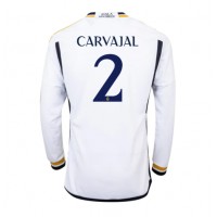 Koszulka piłkarska Real Madrid Daniel Carvajal #2 Strój Domowy 2023-24 tanio Długi Rękaw